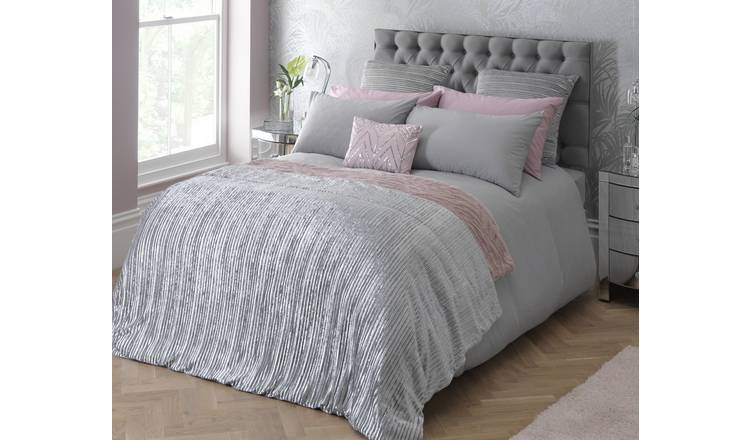 Silentnight Supersoft Dove Grey Fitted Sheet - Double