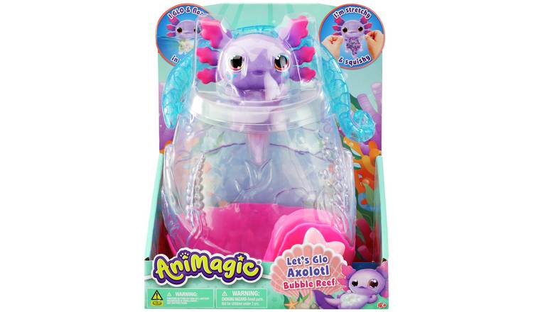 Animagic Let's Glo Axolotl Bubble Reef