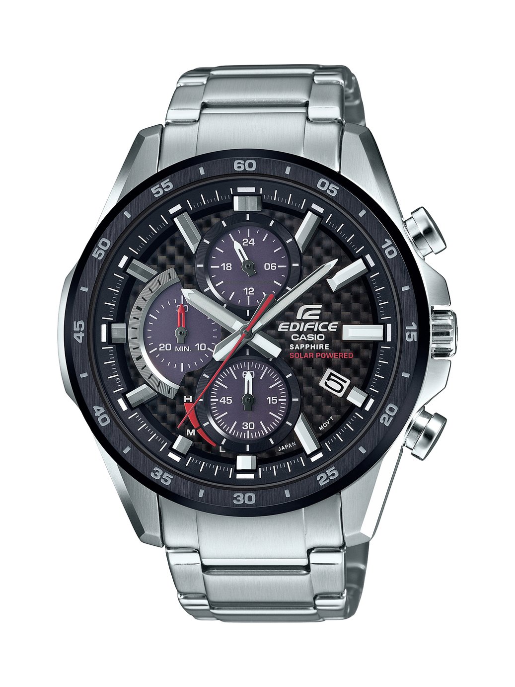 Edifice Mens  Chronograph Stainless Steel Watch