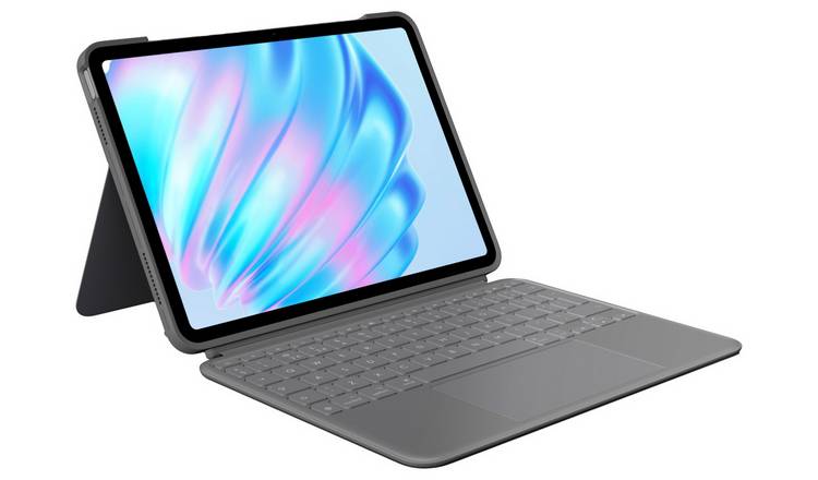 Logitech iPad Pro 2024 13 Inch Folio Keyboard Case - Grey