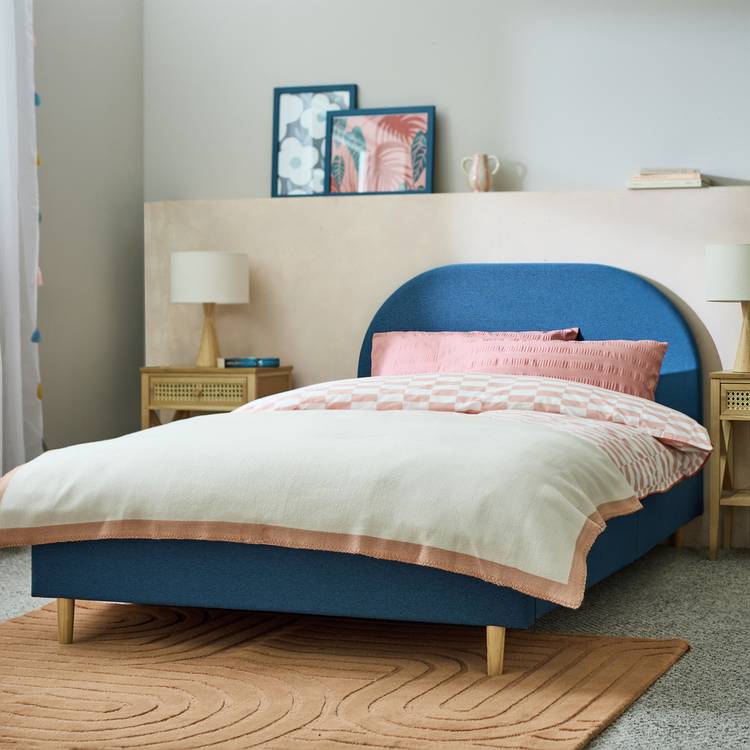 Habitat Olivia Small Double Bed Frame - Blue 0