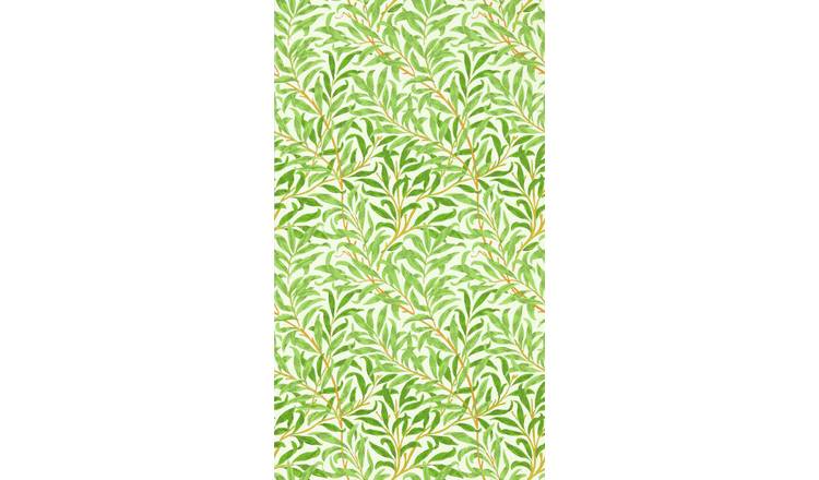 Morris & Co. Willow Bough Leaves Green Floral Wallpaper