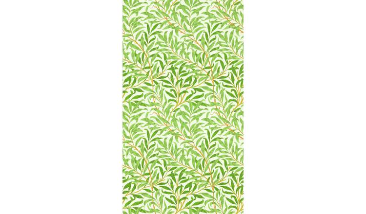 Morris & Co. Willow Bough Leaves Green Floral Wallpaper