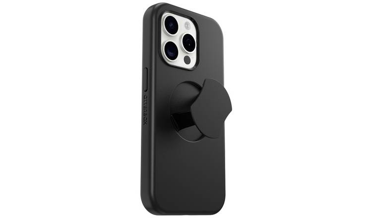 OtterBox OtterGrip iPhone 15 Pro Phone Case MagSafe Black