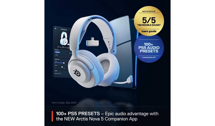Buy SteelSeries Arctis Nova 5P PS5, Switch, PC Headset - White
