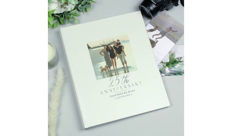 Personalised Message 25th Anniversary Photo Album