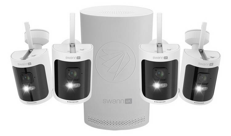 Swann AllSecure 4K Wireless Security Camera System - 4 Pack