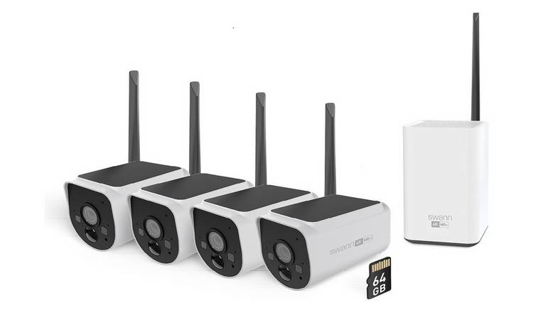 Swann MaxRanger 4K Wireless Security Camera System - 4 Pack