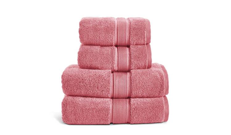 Habitat Supersoft 4 Piece Towel Bale - Rose