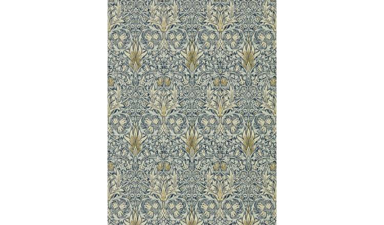 Morris & Co. Snakeshead Blue Floral Wallpaper 