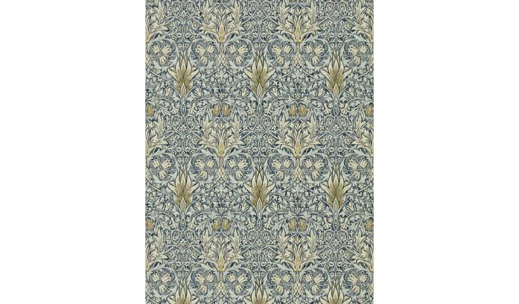 Morris & Co. Snakeshead Blue Floral Wallpaper 