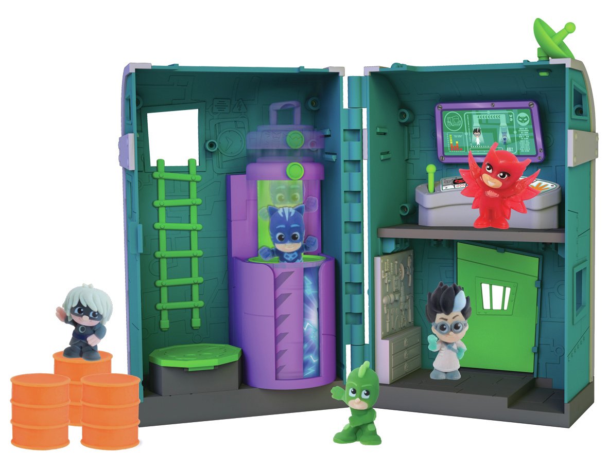 PJ Masks Nighttime Micros Romeo's Lair Playset Review