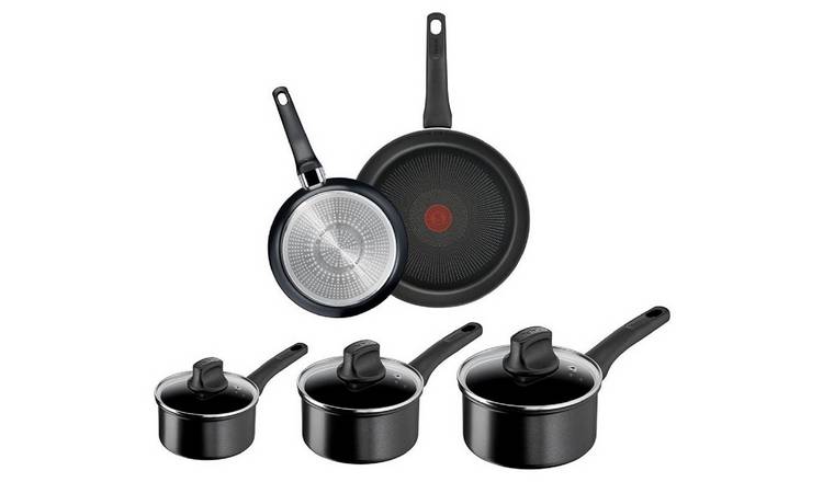 Tefal Titanium Excellence 5 Piece Aluminium Pan Set 