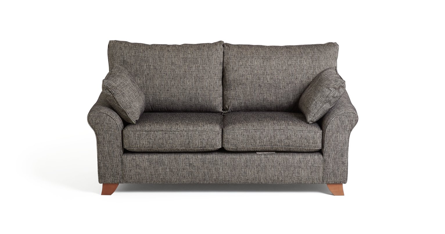 Habitat Gracie 3 Seater Fabric Sofa - Charcoal