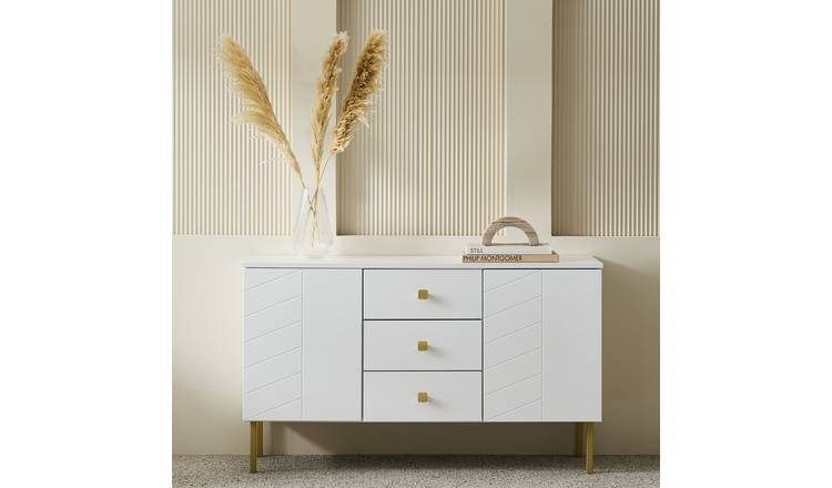 Argos Home Kyler 2 Door 3 Drawer Sideboard - White