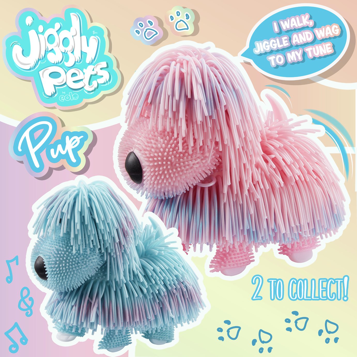 Jiggly Pet Pups Pearlescent Puppy Assortment 