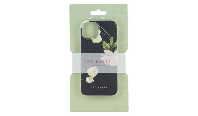 Ted Baker iPhone 15 ElderFlower Phone Case - Black