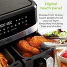 Tower Vortex 9L Dual Basket Air Fryer Black T17088 – IVY Living