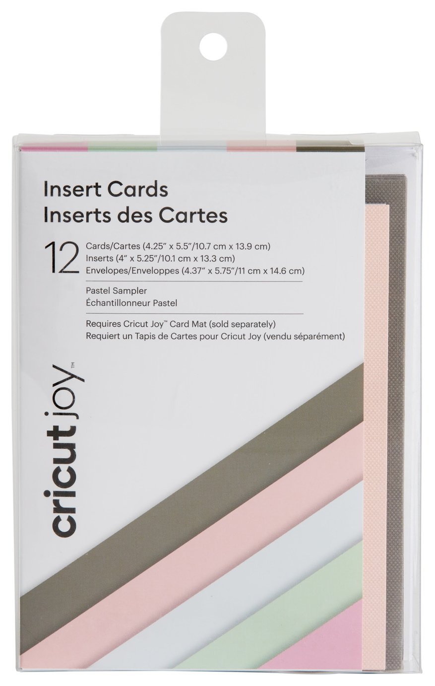 Cricut Joy Insert Cards - Pastel Sampler 12-Pack