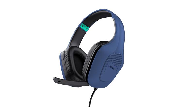 Trust GXT4158 Zirox PC, Laptop, Consoles Headset - Blue