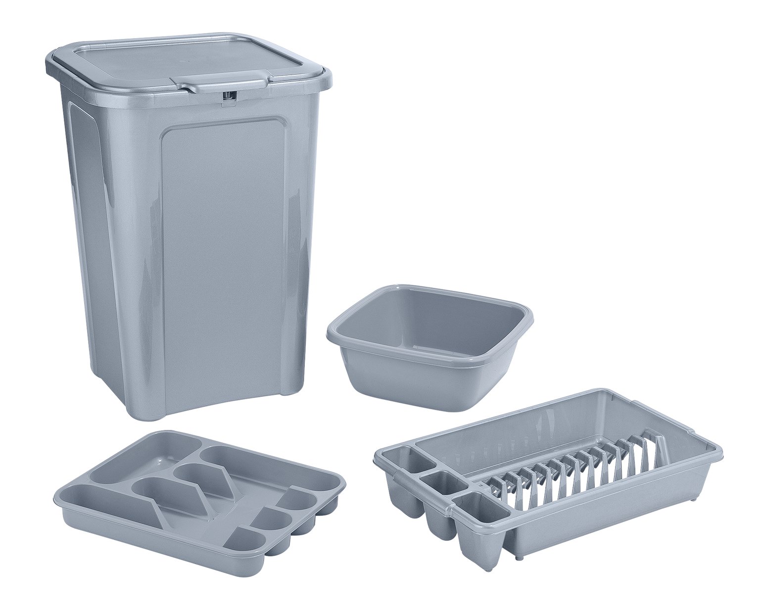 Argos Home 4 Piece Kitchen Bin Set review