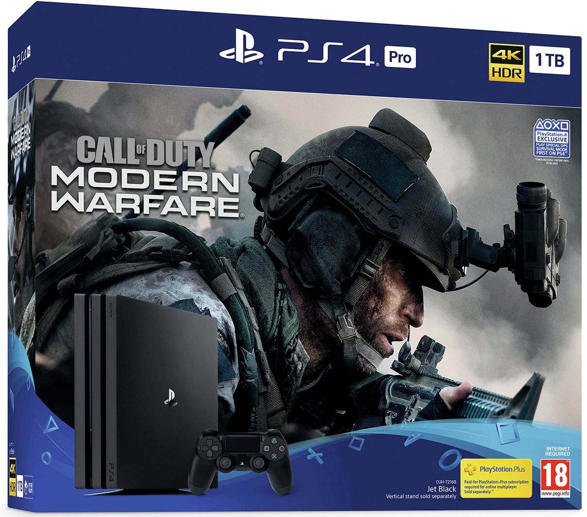 Sony PS4 Pro 1TB & Call of Duty: Modern Warfare Bundle