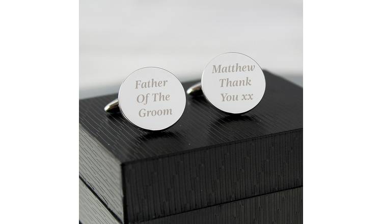 Personalised Memento Charming Cufflinks with Gift Box