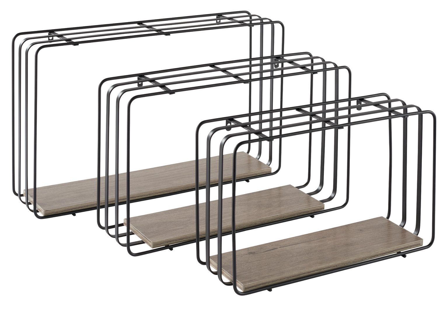 Argos Home Loft Set of 3 Decorative Shelves Review