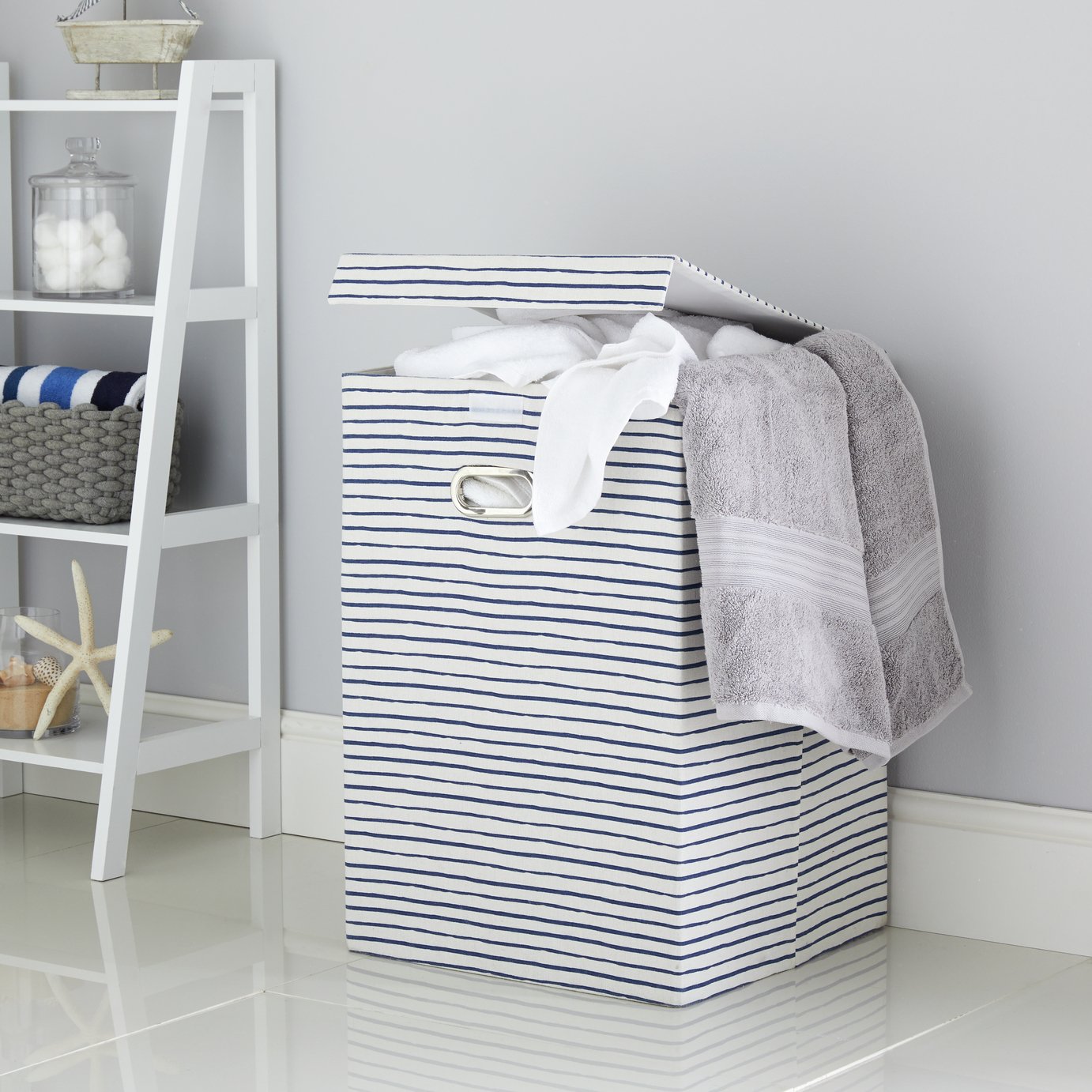 Argos Home Coastline 60 Litre Laundry Box Reviews Updated January 2023