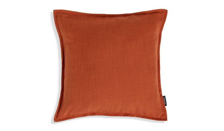 Buy Habitat Linen Look Cushion Terracotta 50x50cm Cushions Argos