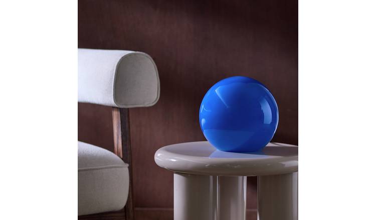 Habitat Caliban Globe Glass Table Lamp - Blue