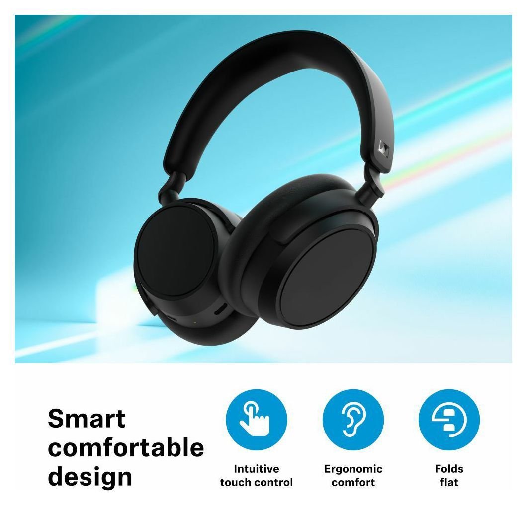 Buy Sennheiser ACCENTUM Plus Over-Ear Wireless Headphones- Black