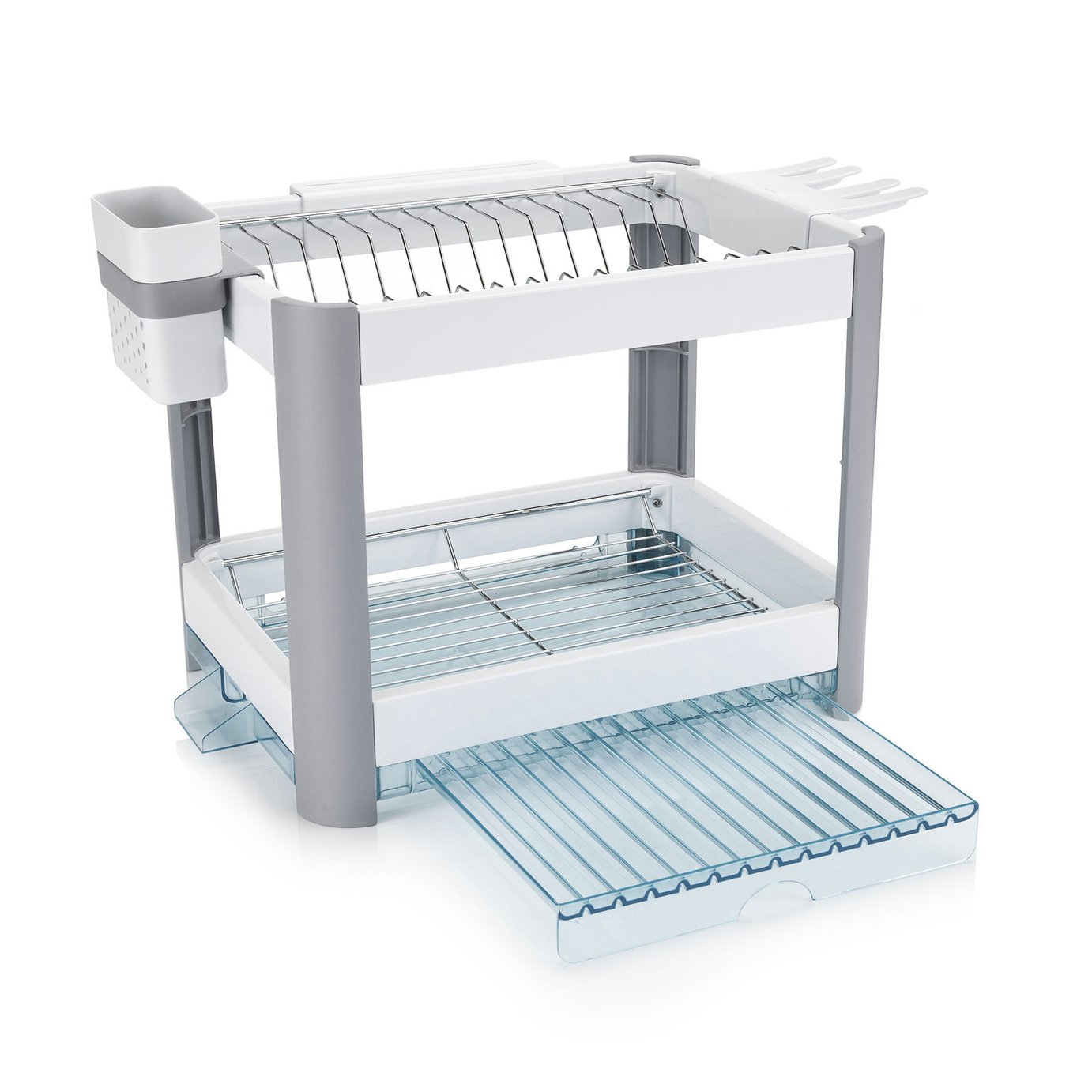 Minky Twin Tier Extendng Dish Rack