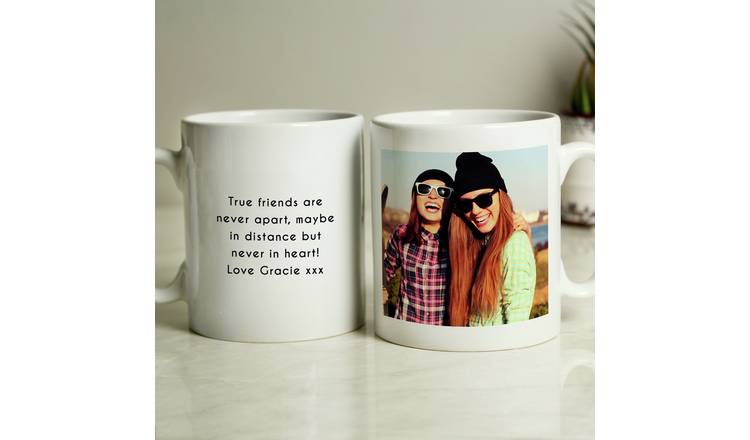 Personalised Message Photo Upload Mug