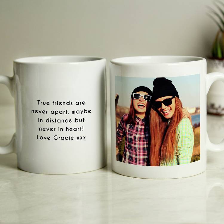 Personalised Message Photo Upload Mug 0