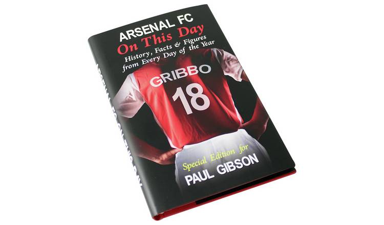 Personalised Message Arsenal On This Day Book