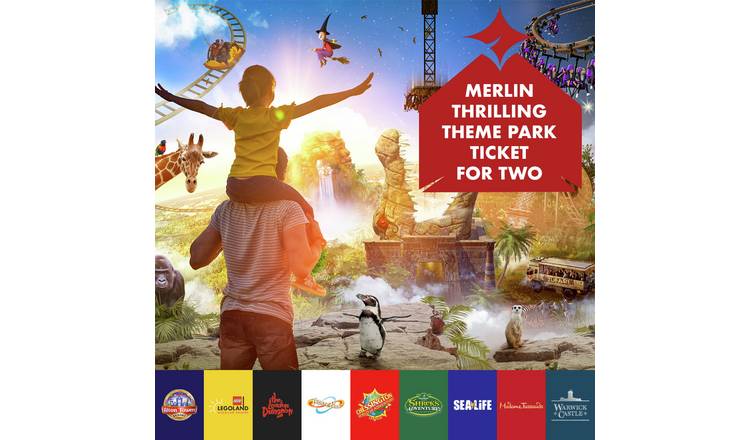 Red Letter Days Merlin Theme Park Tickets Gift Experience