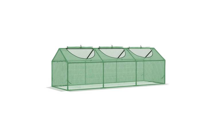 Outsunny Zipped Windows Mini Greenhouse – Dark Green