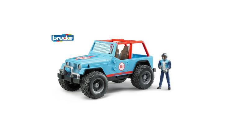 Bruder 1:16 Jeep Cross Country Racer with Driver - Blue