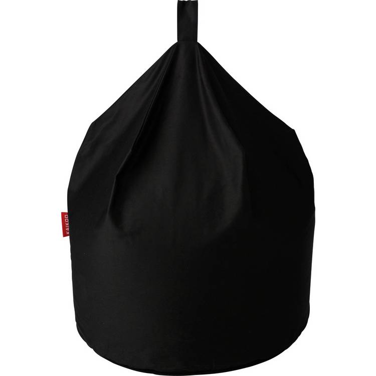 Kaikoo Fabric Bean Bag - Jet Black 0