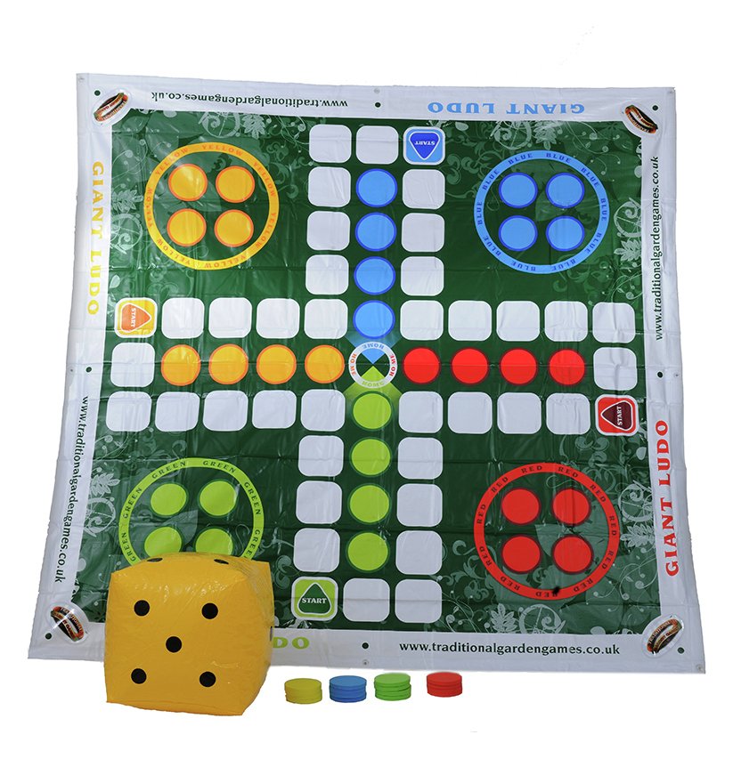 Traditional Garden Games Giant Ludo