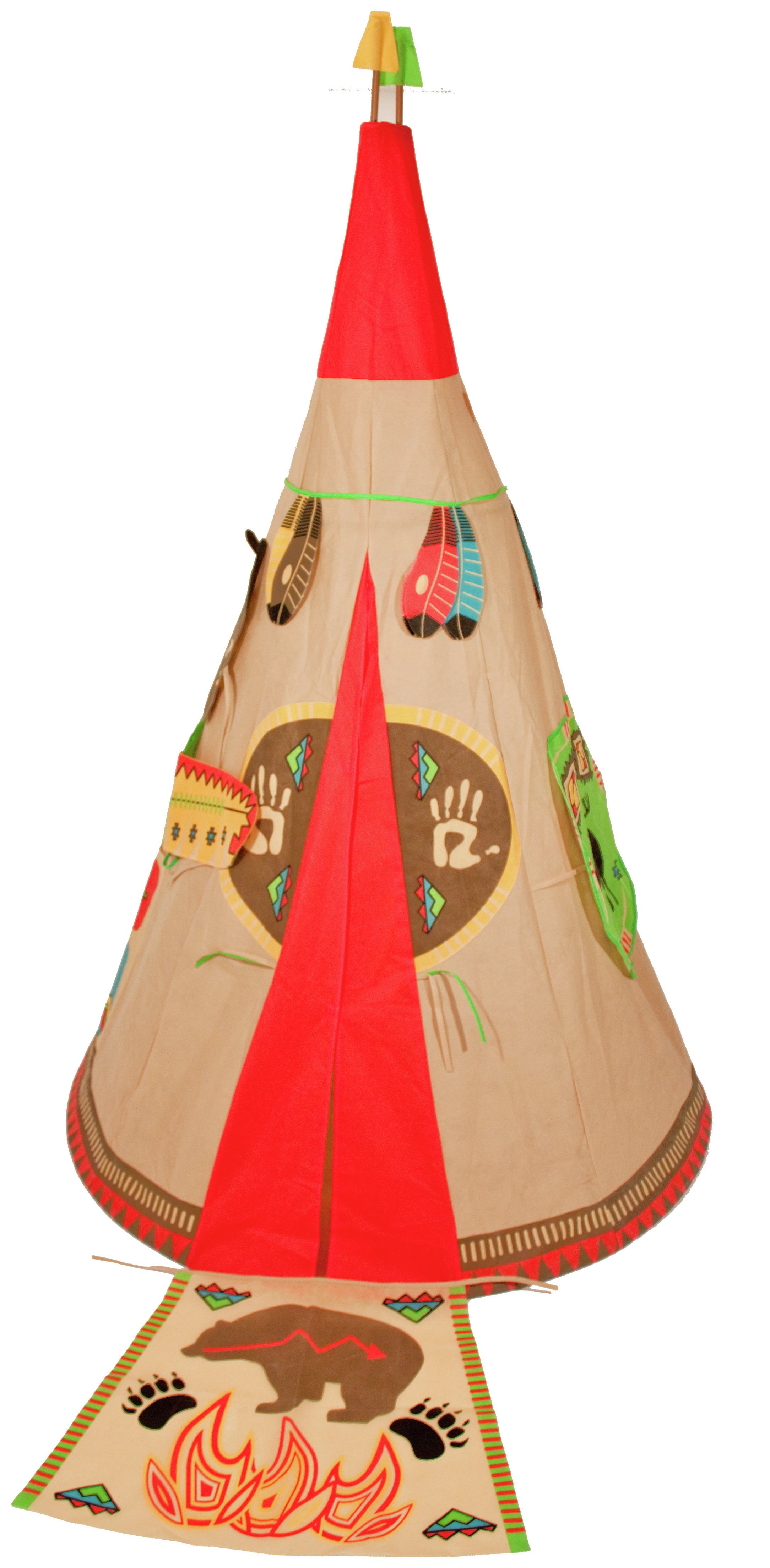 Traditional Garden Games Wigwam Play Tent.