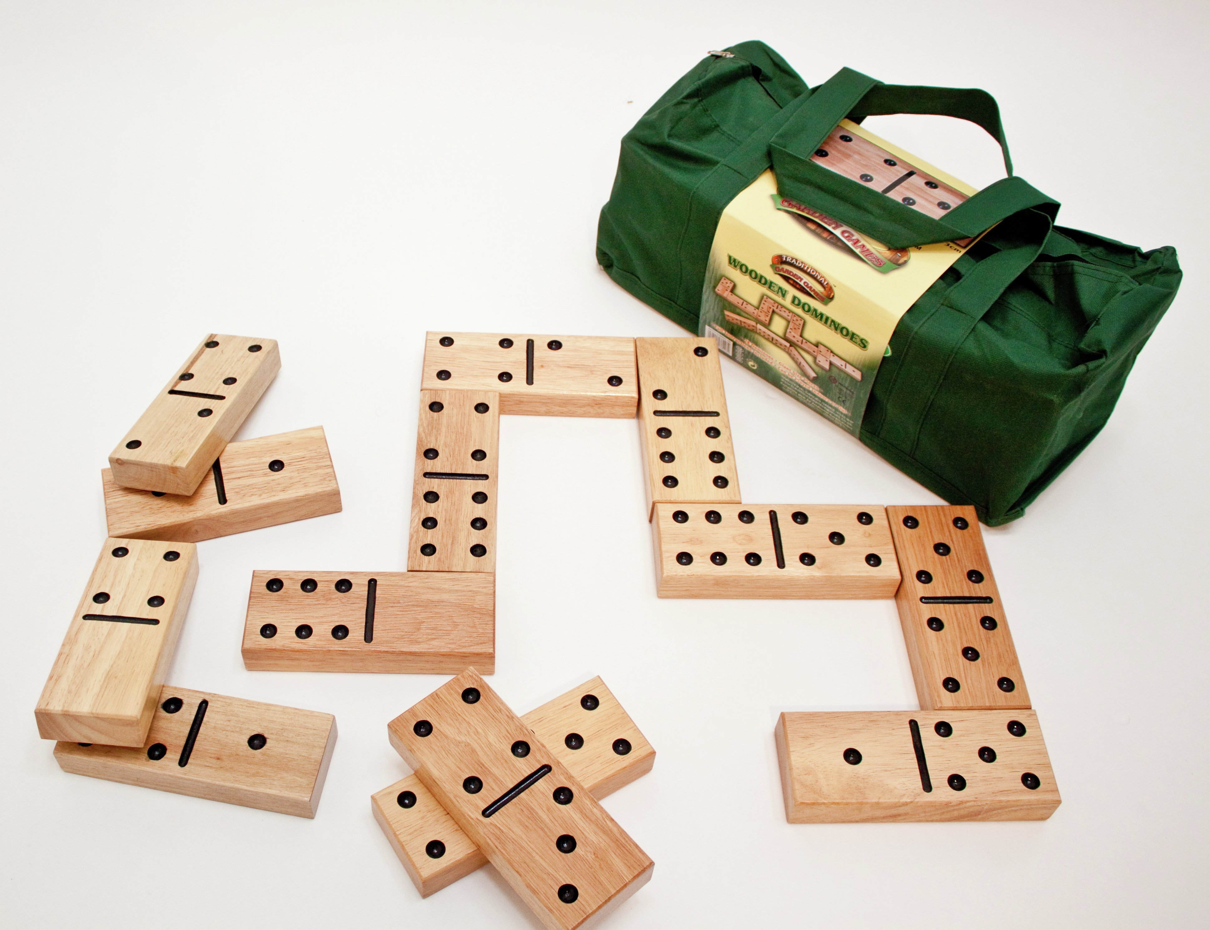 Traditional Garden Games Wooden Dominoes