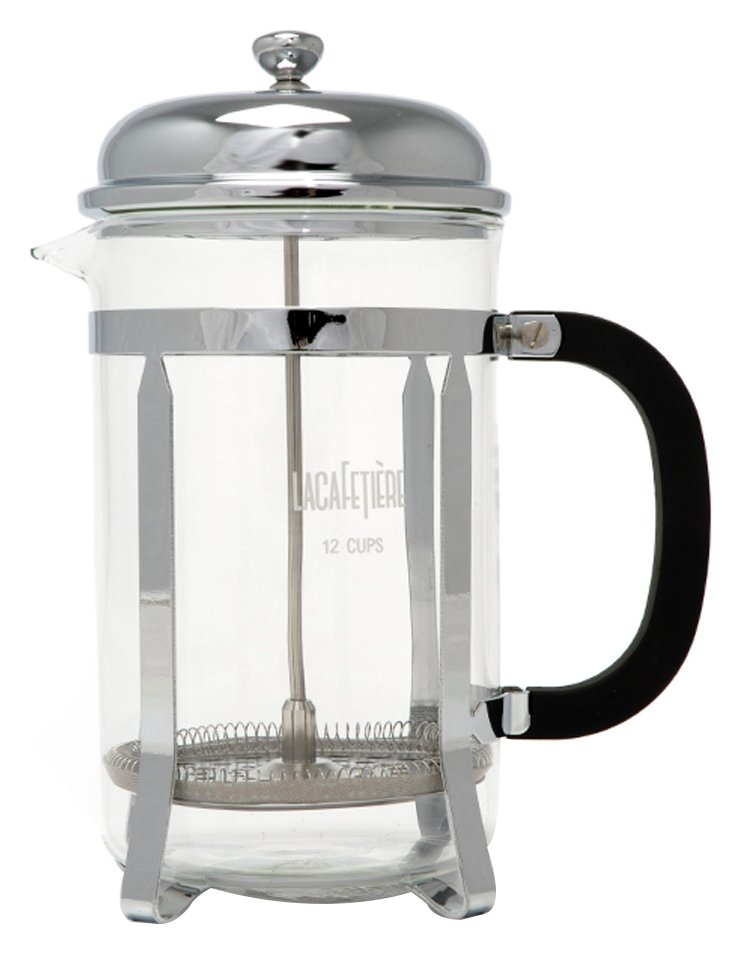 La Cafetiere Classic 12 Cup Cafetiere - Chrome