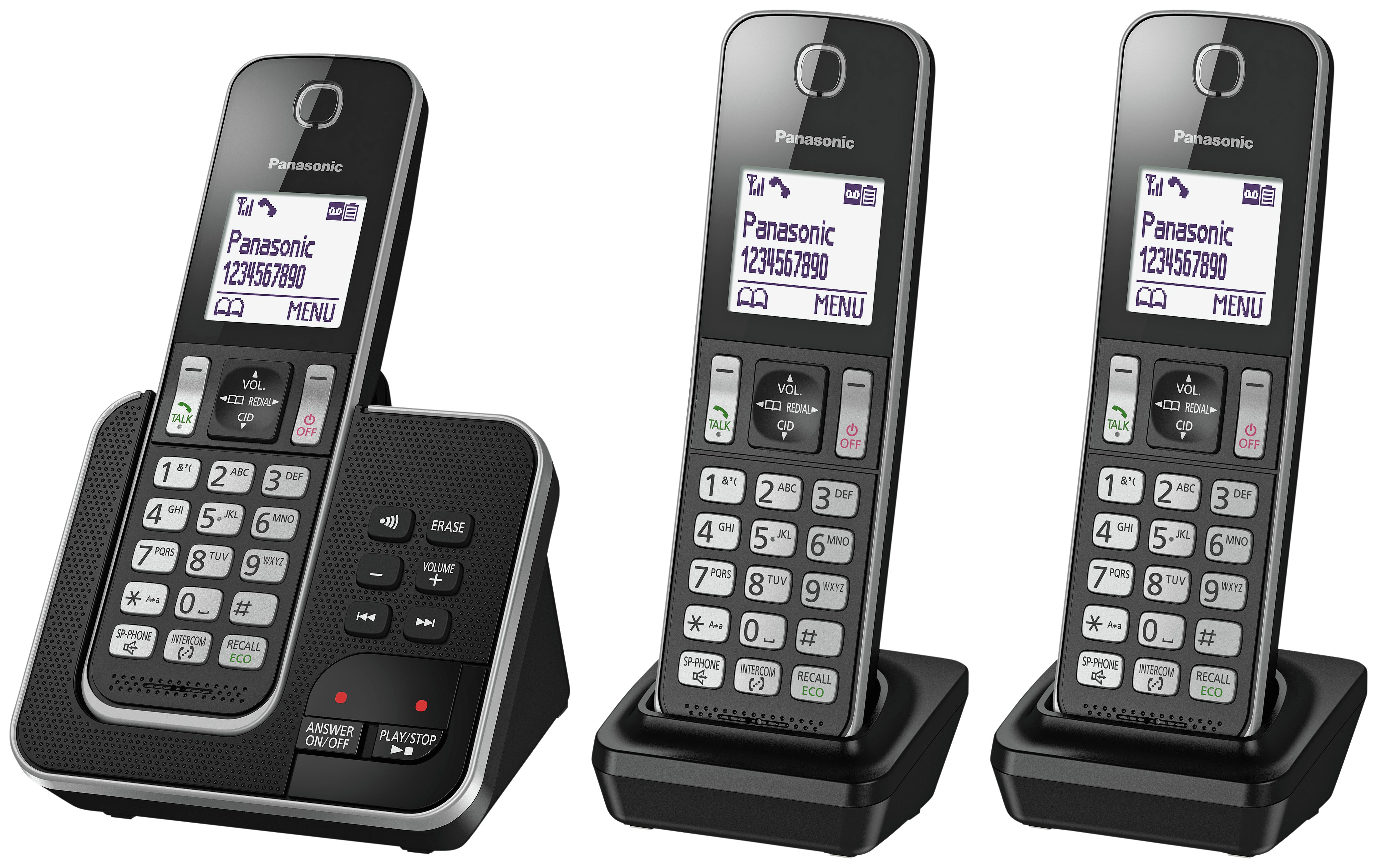 Panasonic Cordless Telephone with Answer Machine - Triple