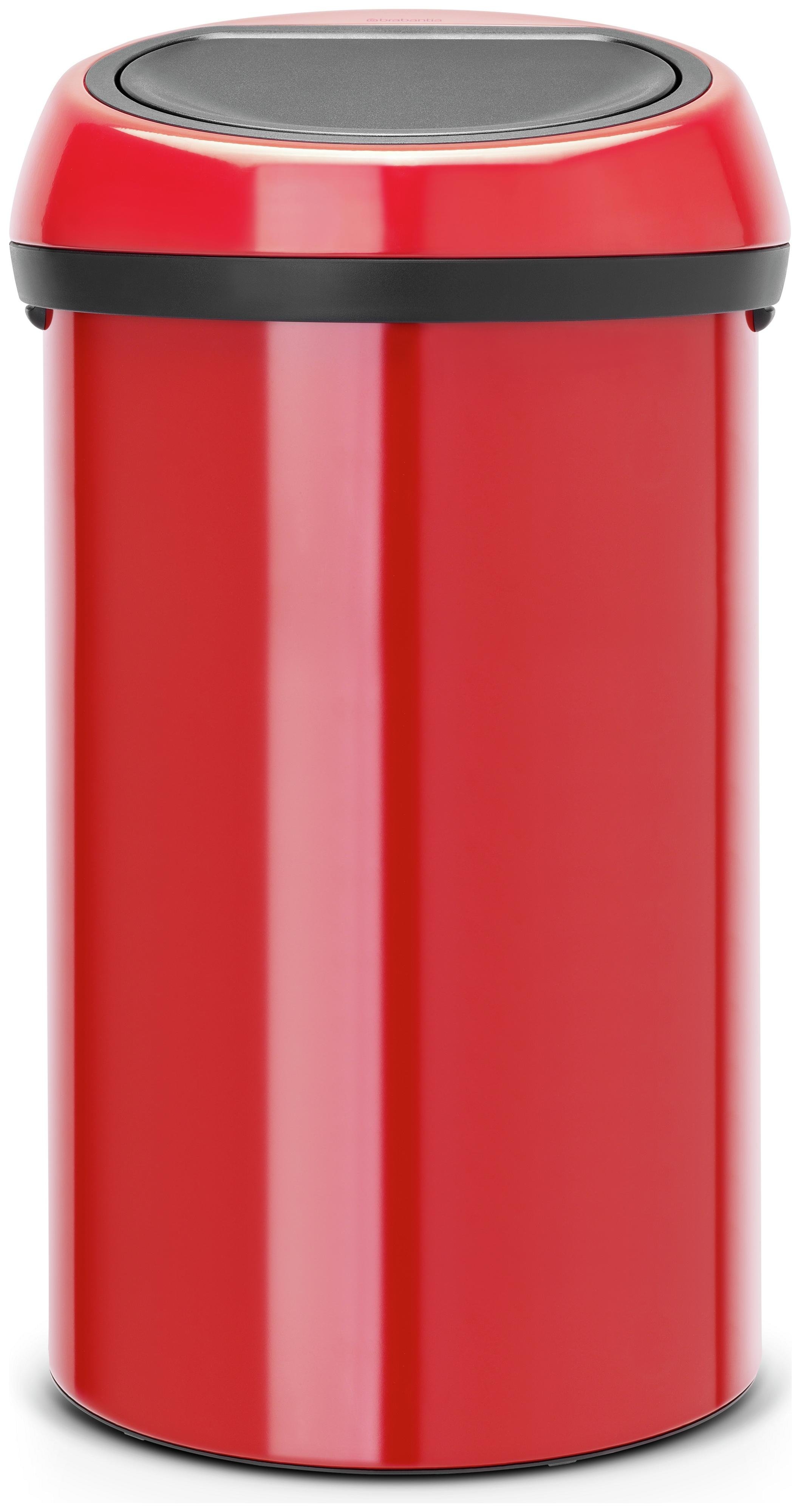 Brabantia 60 Litre Touch Lid Kitchen Bin - Passion Red