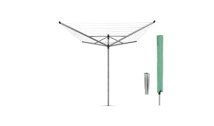 Brabantia 50m Lift-O-Matic Washing Line with Spear and Cover