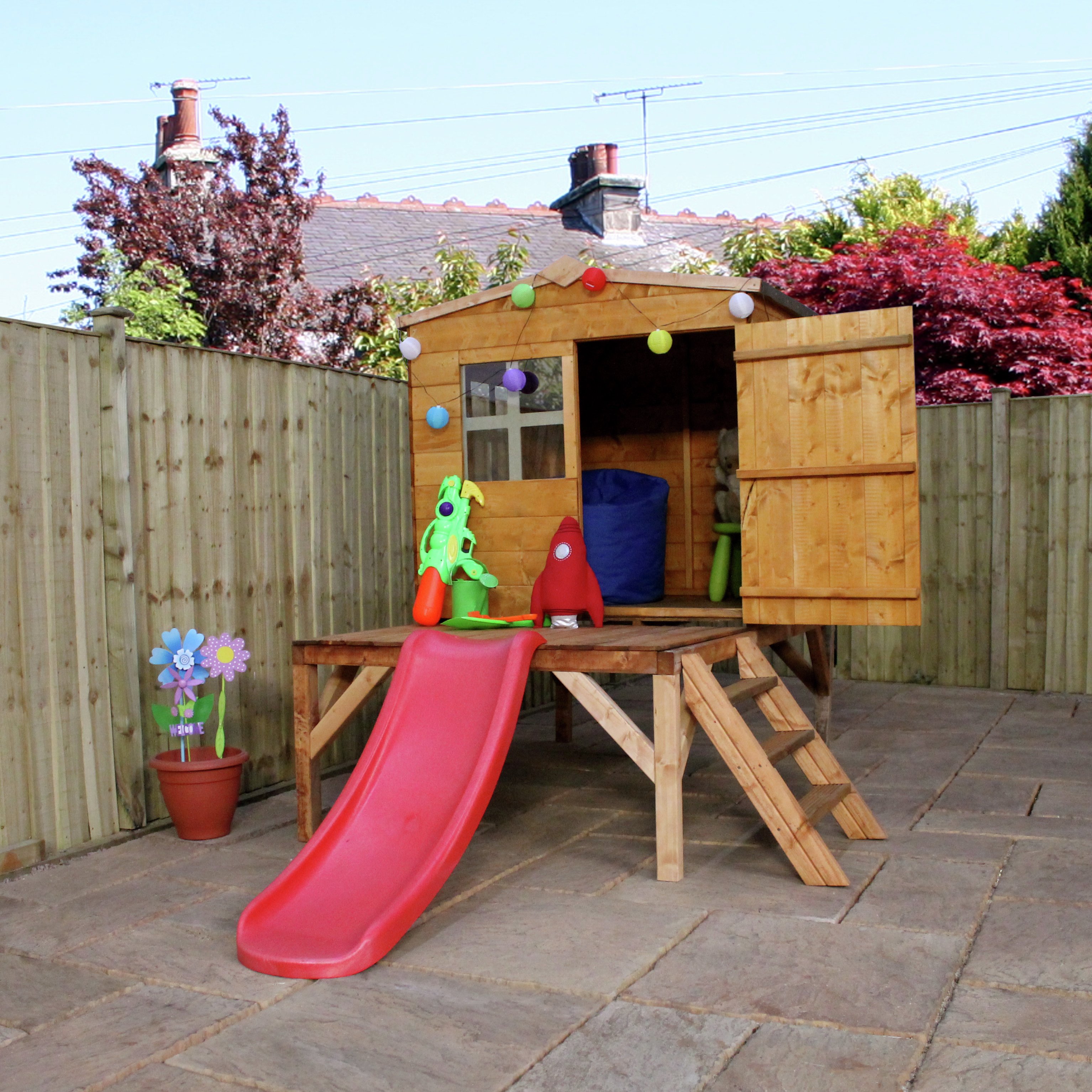 Mercia Bluebell Junior Tower Playhouse and Slide