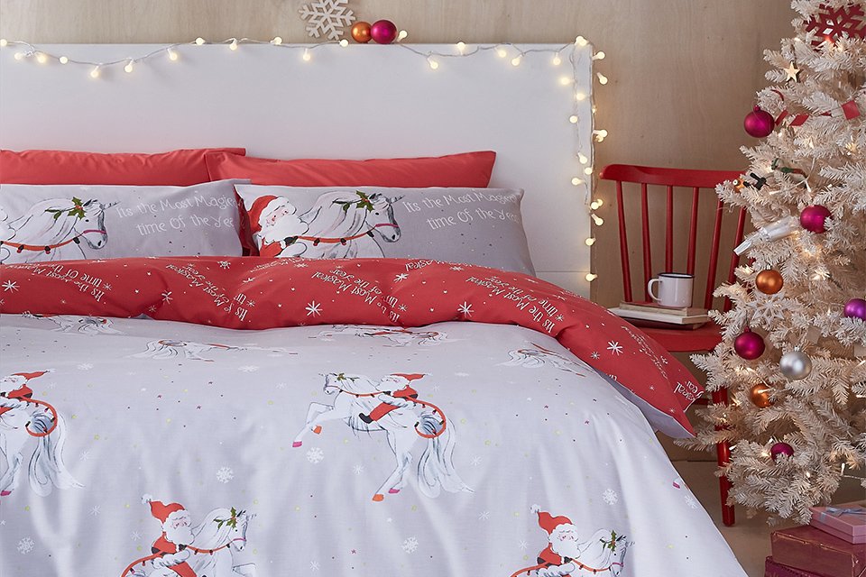 christmas bedding for cot bed