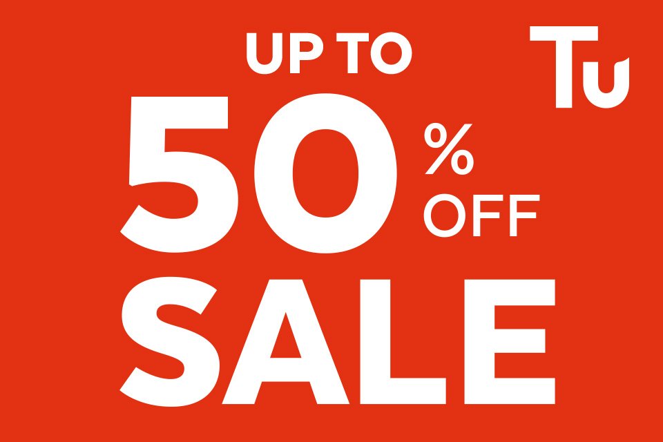 Tu clothing clearance up to 50% off selected lines.